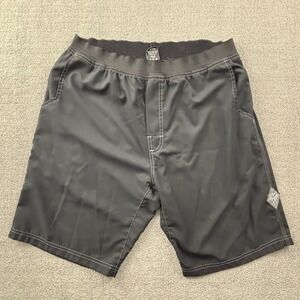 PrAna Shorts Adult Extra Large Black Active Athleisure Outdoor Casual Men's